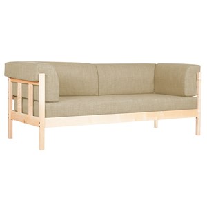 Sofa Annika 3 pl., beige linoso