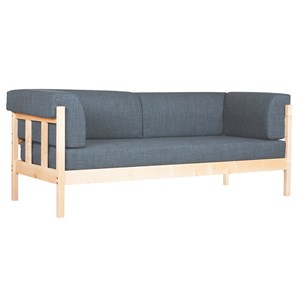 Soffa Annika 3-sits, mörkgrå Xtreme