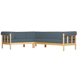 Hjørnesofa Annika 2H3, mørk grå Xtreme