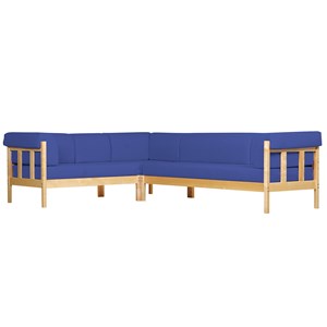 Hjørnesofa Annika 2H3, mørkeblå Xtreme
