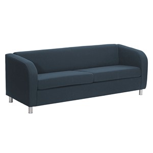 Sofa Kalle 3 pl., mørk grå linoso