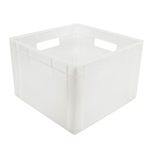 Plastkasse hvit