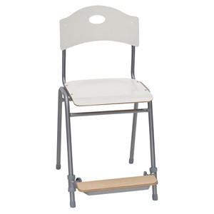 Elevstol Nike 2 sh 50 cm, hvitt hpl