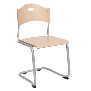 Elevstol Nike meier sh 44 cm, hpl bjørk