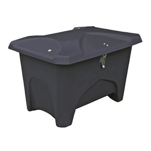 Förvaringslåda Plast 280 liter, svart