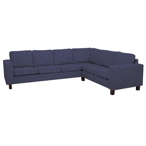 Hjørnesofa Ringo Høyre 3H2, blå soro