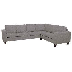 Hjørnesofa Ringo Høyre 3H2, lysegrå soro