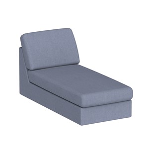 Modulsoffa Move Divan B.65 cm, blå soro