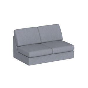 Modulsofa Move 2 pl. L.130 cm, antrasitt soro