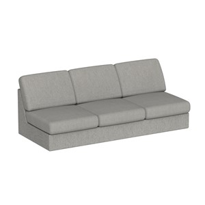 Modulsoffa Move 3-sits L.195 cm, grå soro
