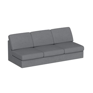 Modulsofa Move 3 pl. L.195 cm, svart soro