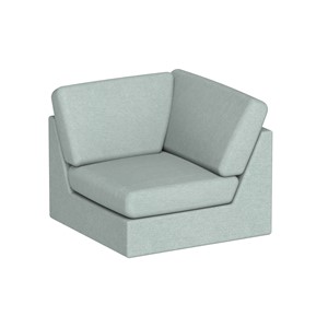 Modulsoffa Move Hörna rak B.88 cm, mint soro