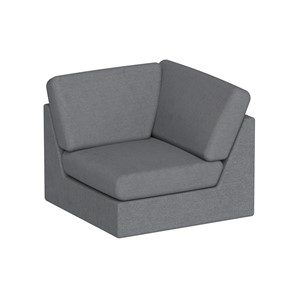 Modulsofa Move Hjørne rett B.88 cm, svart soro