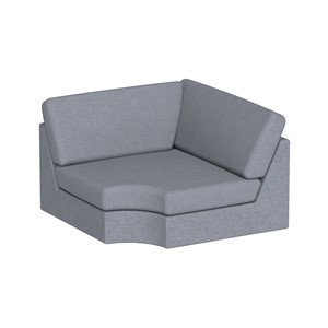 Modulsofa Move Hj. rundt B.115cm, antrasitt soro