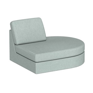 Modulsofa Move Avslutt rund B.100 cm, stoff soro