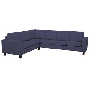 Hjørnesofa Ringo Venstre 2H3, blå soro