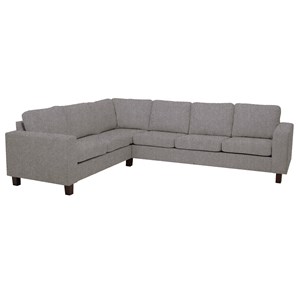 Hjørnesofa Ringo Venstre 2H3, lysegrå soro