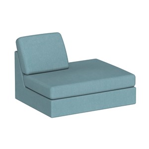 Modulsofa Move Avslutt rett B.88 cm, turkis soro