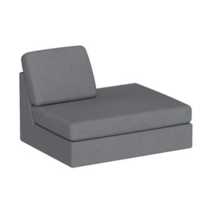Modulsofa Move Avslutt rett B.88 cm, svart soro