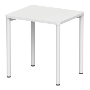 Pult Marcus Laminat 70x60 cm, hvit/hvit