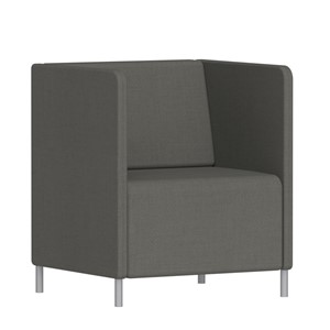 Lenestol Kur Lav H 85 cm, antrasitt