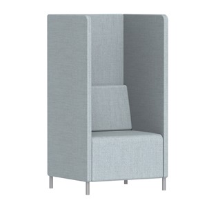 Lenestol Kur Mellom H 140 cm, lyseblå