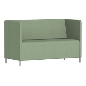 Sofa Kur Lav 2 pl. H 85 cm, grønn