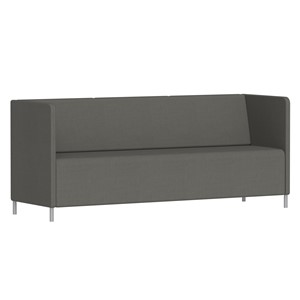 Sofa Kur Lav 3 pl. H 85 cm, antrasitt