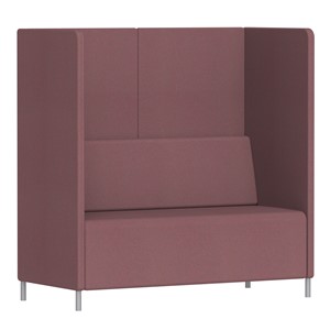 Sofa Kur Mellom 2 pl. H 140 cm, rød