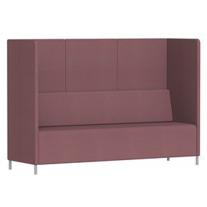 Sofa Kur Mellom 3 pl. H 140 cm, rød