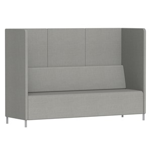 Sofa Kur Mellom 3 pl. H 140 cm, grå