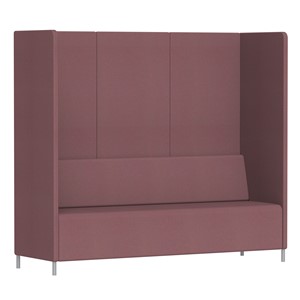 Sofa Kur Høy 3 pl. H 180 cm, rød