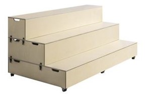 Scentrappa 3 nivåer, L. 200 cm, 