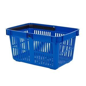 Handlekurv 27 L, blå