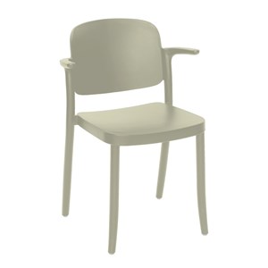 Stol Piazza med armlener sh 46 cm, sand