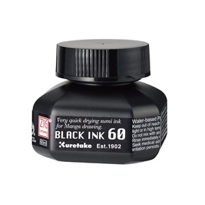 Svart tusj 60 ml