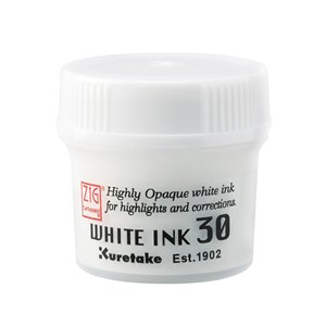 Hvit tusj 30 ml