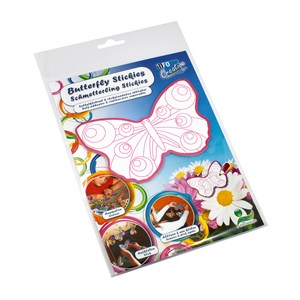 Selvklebende sommerfugler 25 stk.