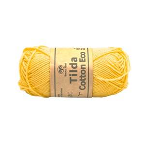 Garn Tilda Eco lysegult