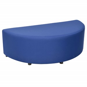 Sittemodul Block halvrund 130 cm, blå