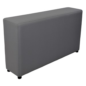 Sittemodul Blocks ryggstøtte lav 130x74 cm, grå