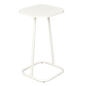 Sidebord Block 40x40x74 cm, hvit