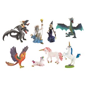 Fantasifigurer Bully 8 olika