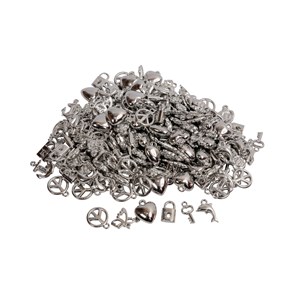 Plastsjarms Metallic 200 stk.