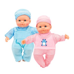 Dukker Emma & Erik 21 cm 2 forskjellige