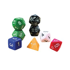 Terninger Polydron 12 stk.