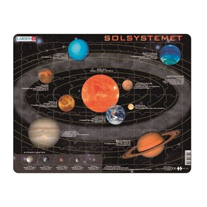 Puslespill Solsystem 70 brikker