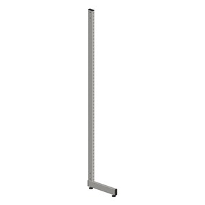L-stativ 198 cm inkl.väggfäste, grå