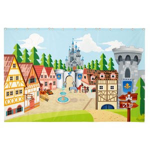 Teaterkuliss Medeltiden B 348 x H 235 cm