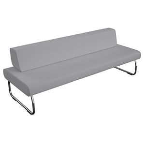 Sittemodul Legvan m ryggstøtte L 206 cm, lys grå